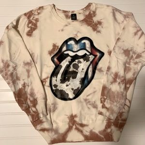 Bleached women’s crew neck sweatshirt